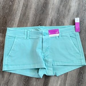 Brand New Mossimo Teal/Aqua Shorts